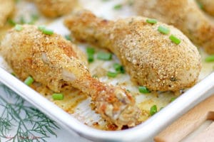 Baked Breaded Chicken Drumsticks