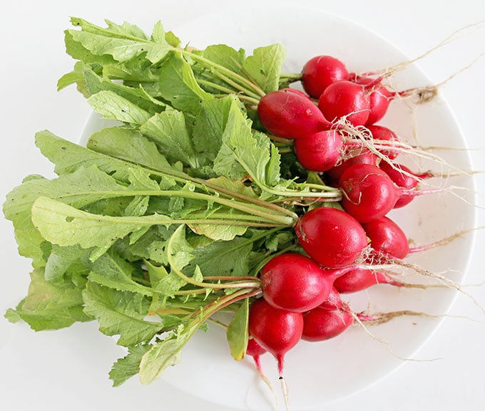 The star of our salad, these vibrant root vegetables add a refreshing crunch and a peppery bite.