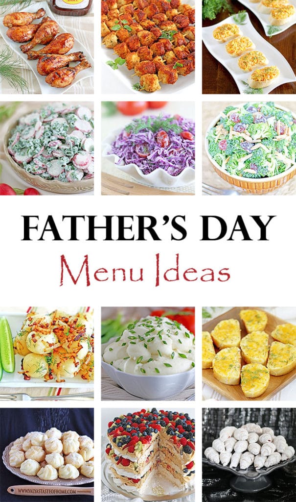 2016 Father's Day Menu Ideas