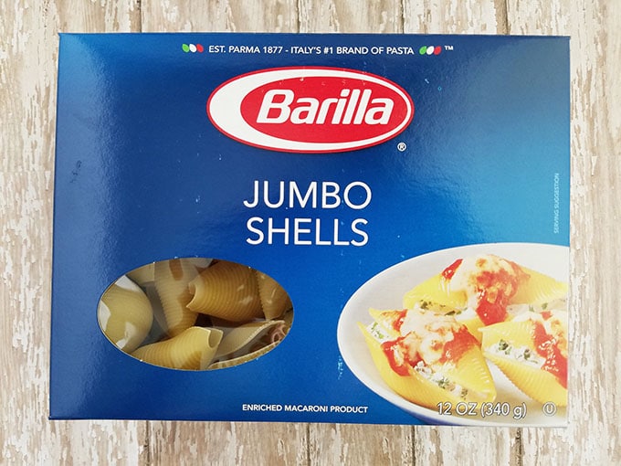 Pasta shells are the ideal vessel for holding and displaying the flavorful filling. 