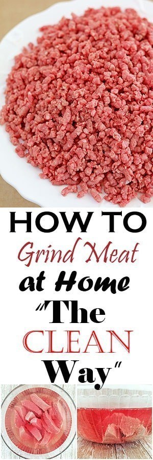 How to Grind Meat at Home "The Clean Way"