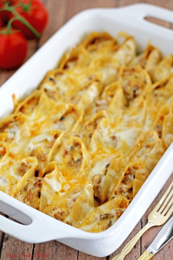 Stuffed Shells with Italian Homemade Sausage