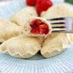 Pierogies with Strawberries - Vareniki