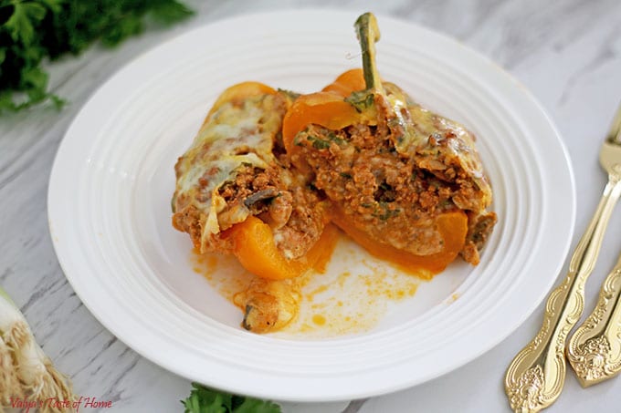 Cheesy Stuffed Bell Peppers