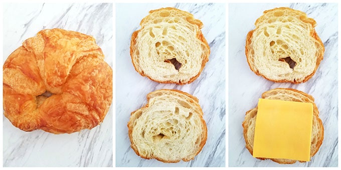 Simple Breakfast Croissan'wich