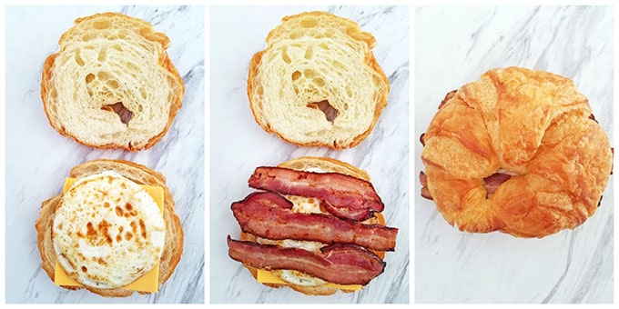 Simple Breakfast Croissan'wich
