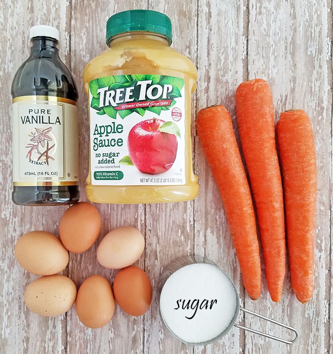 Of course, we can't have a carrot cake without some carrots!