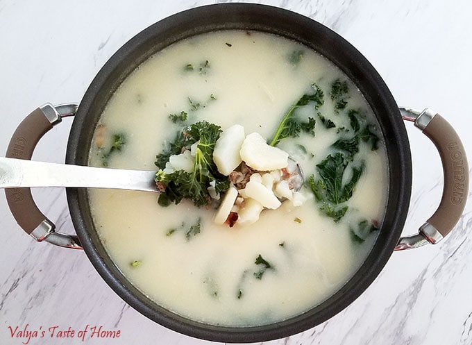 The Best Zuppa Toscana Soup with Homemade Sausage