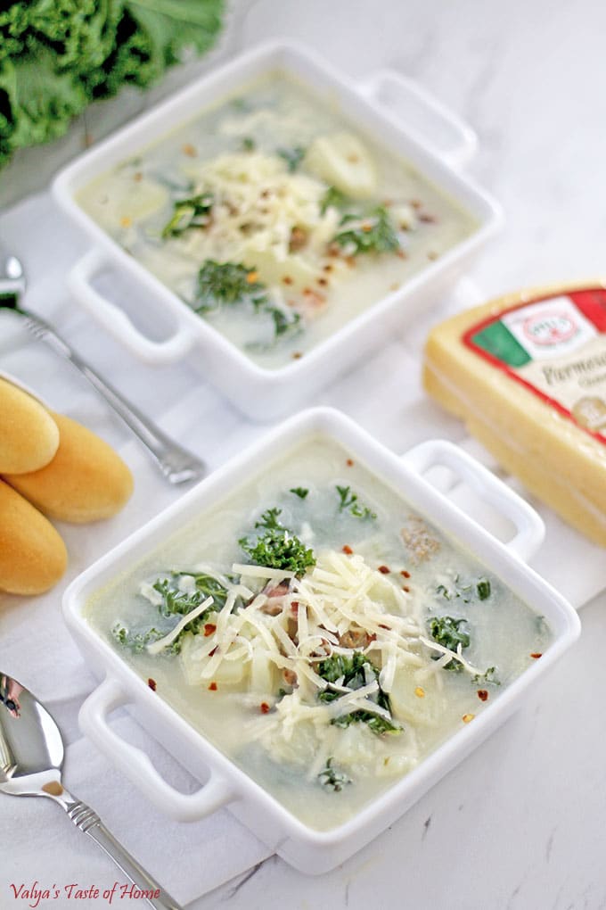 The Best Zuppa Toscana Soup with Homemade Sausage