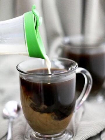 Homemade Vanilla Caramel Coffee Creamer