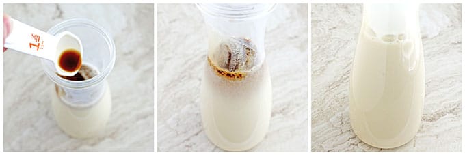 Homemade Vanilla Caramel Coffee Creamer