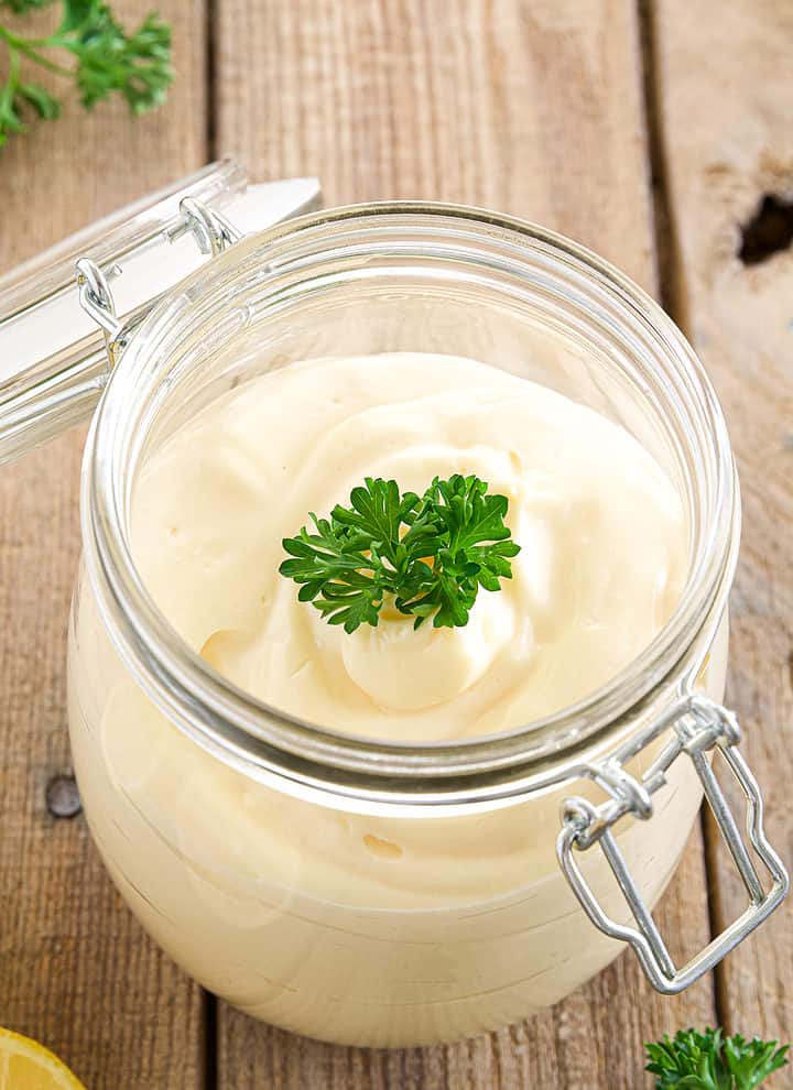 This homemade mayonnaise recipe is creamy, easy-to-make, and will give you better flavors than store-bought mayo!