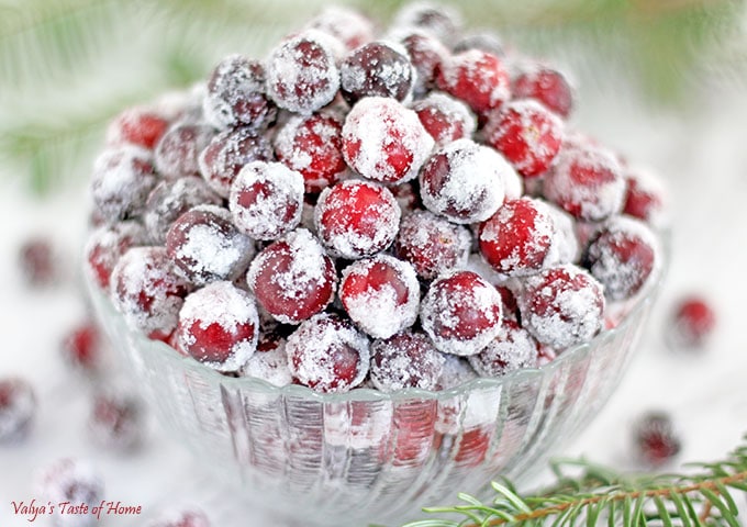 How to Make Frosty Cranberries