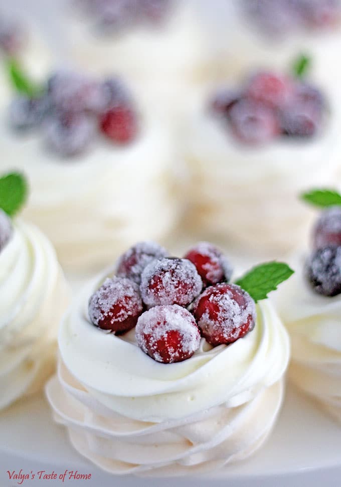 Meringue Fruit Baskets