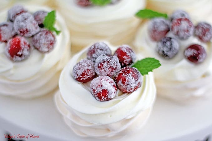 Meringue Fruit Baskets