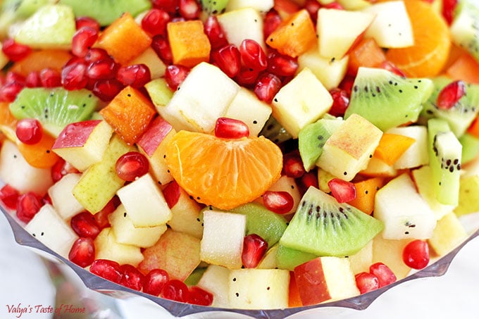 Healthy Winter Fruit Salad