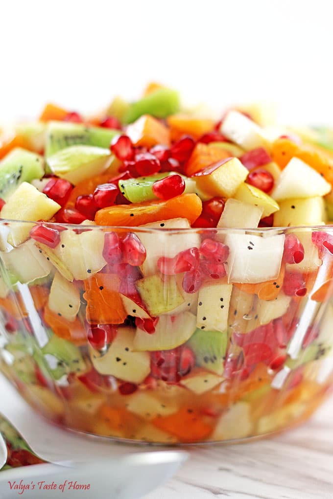 Healthy Winter Fruit Salad