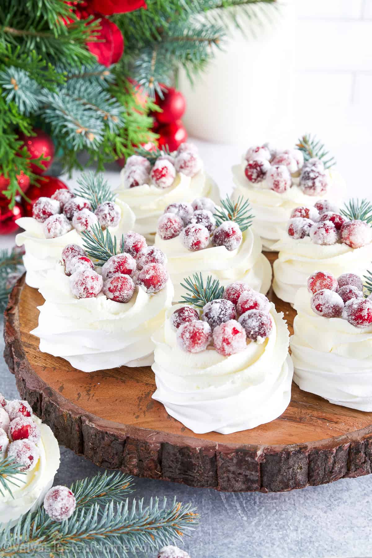 They may be decorated with any fruit, filled with any cream you like, and drizzled with chocolate.