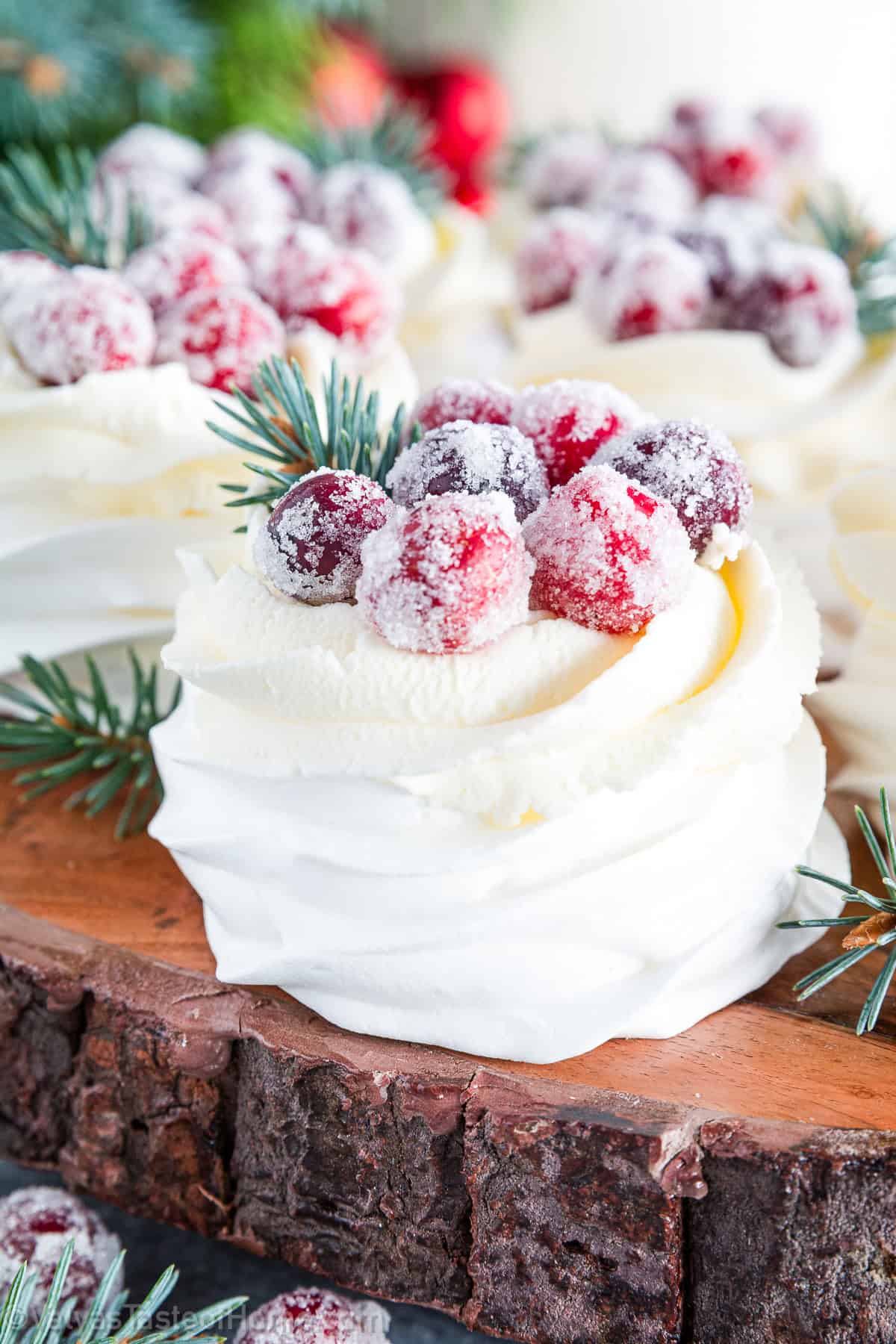 This is my favorite dessert of all time; I just love meringue! I'll be honest with you, I have the hardest time not going for seconds.