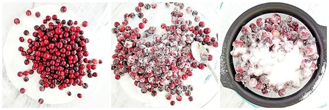 How to Make Frosty Cranberries