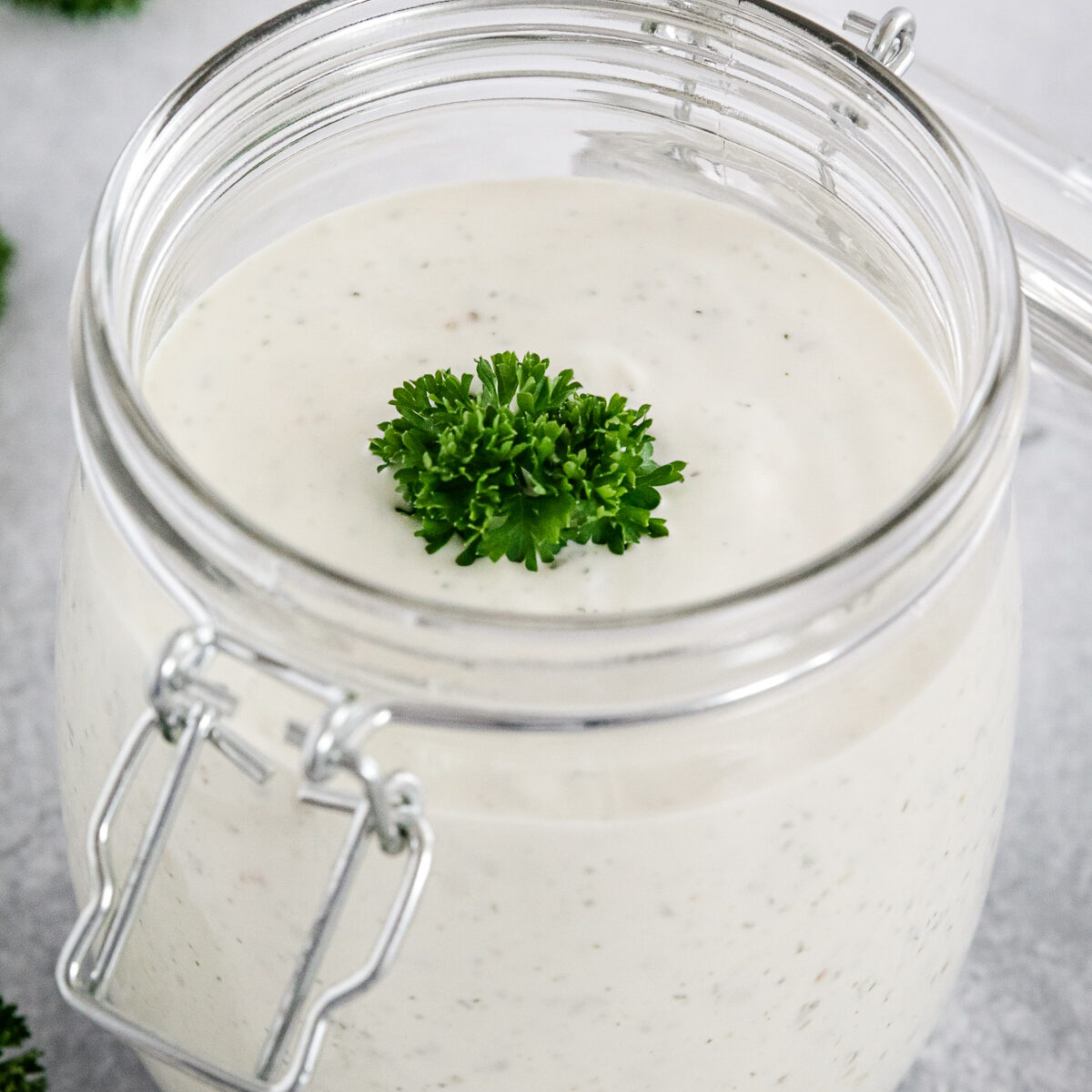 This Ranch Dressing Recipe will give you a delicious homemade salad dressing that's creamy, tangy, and tastes like the store-bought versions if not better!