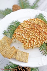 Pinecone Cheese Spread Appetizer