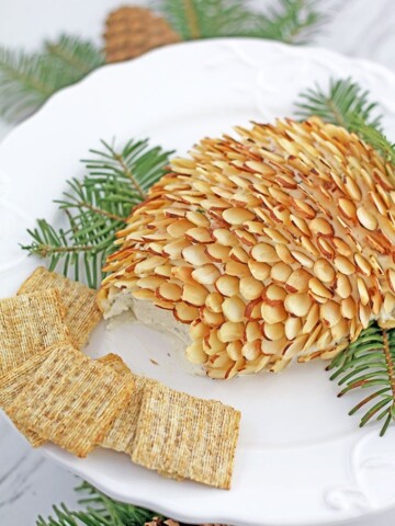 Pinecone Cheese Spread Appetizer