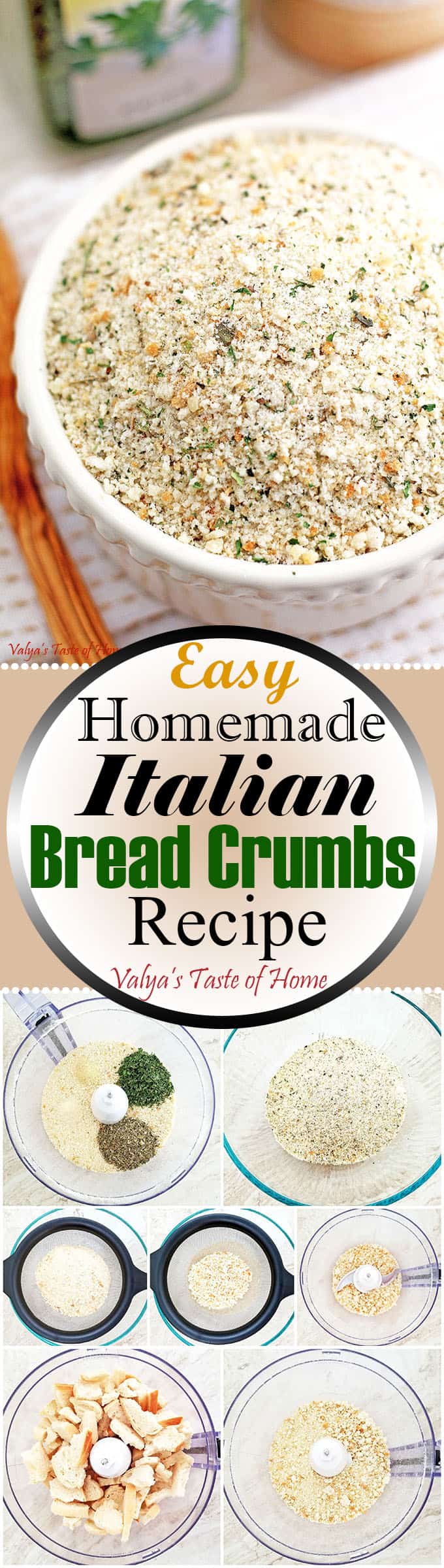 Easy Homemade Italian Bread Crumbs Recipe