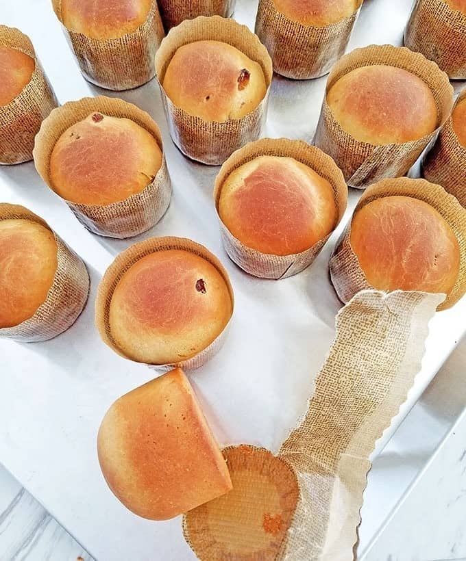 Mini Paska Easter Bread Recipe (Cupcake Size Paska - Kulich)