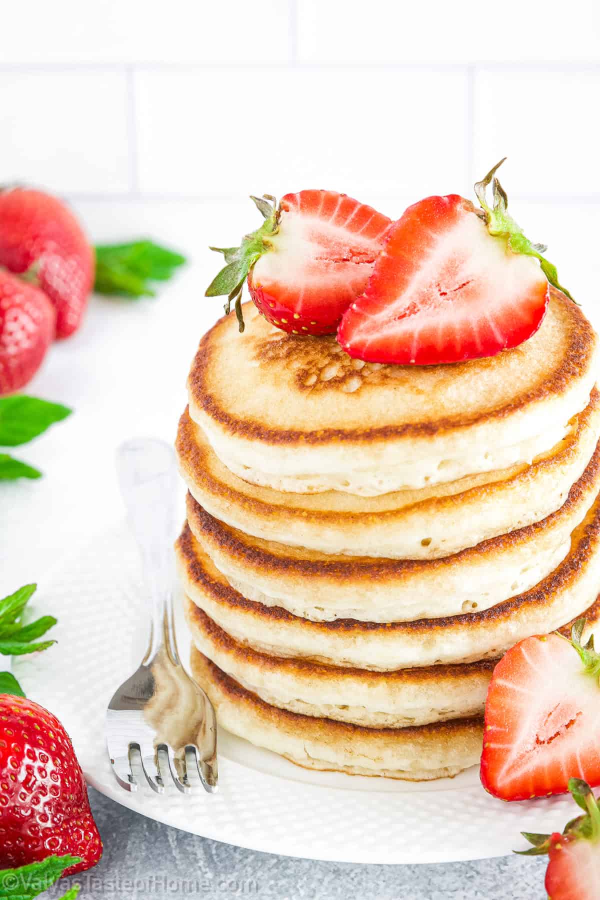 This natural sweetener will add a touch of sweetness to our pancake batter, you can adjust the amount to your liking.