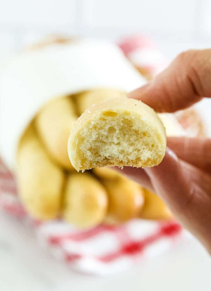 This is a great recipe to try for any beginners looking into baking some bread. The dough is forgiving and easy to work with. Once you’re done making it, you’ll get the best homemade breadsticks that go well with just about everything!