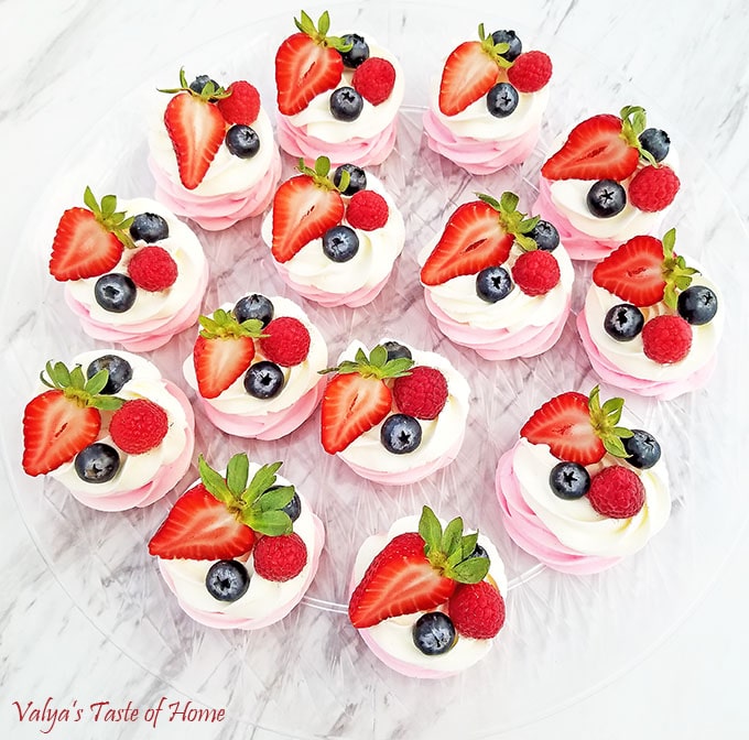 Berry Meringue Baskets Recipe