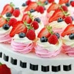 Berry Meringue Baskets Recipe