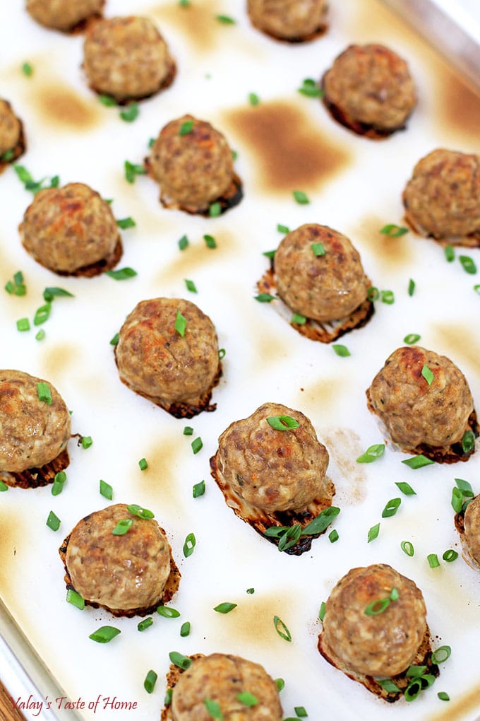 Easy Baked Meatballs Recipe