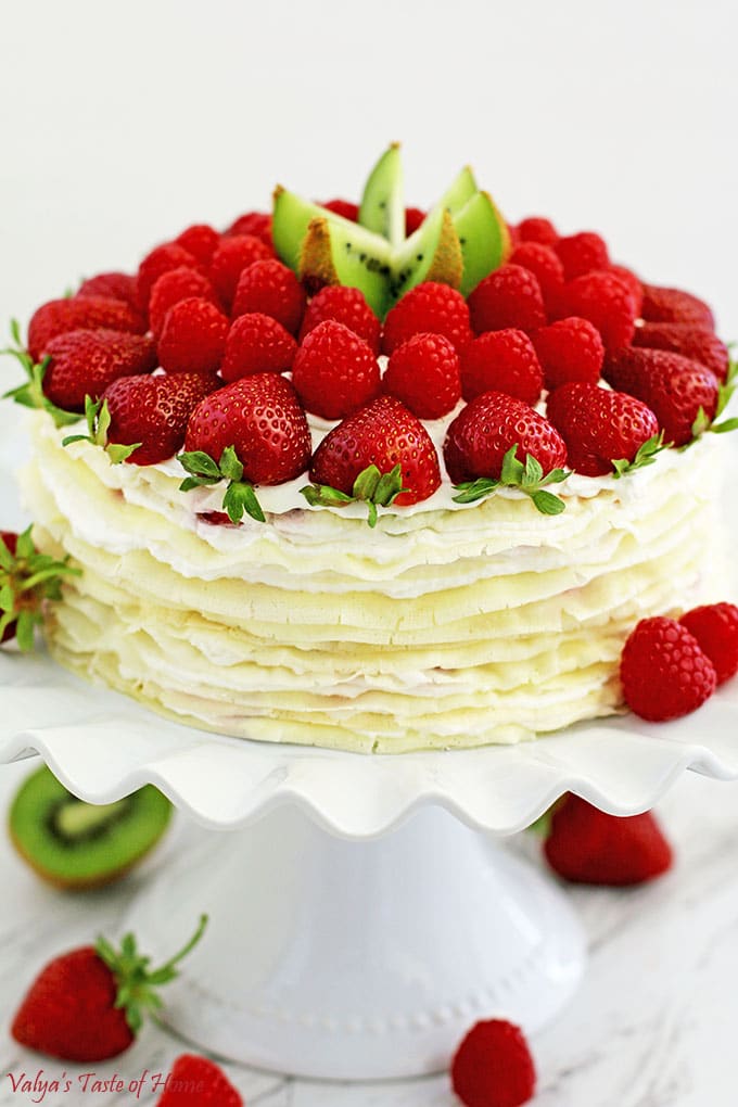 Fruit Crepe Cake Recipe