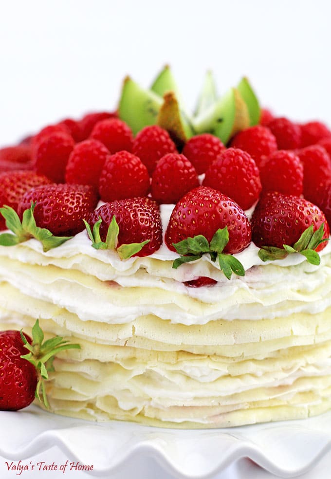 Fruit Crepe Cake Recipe