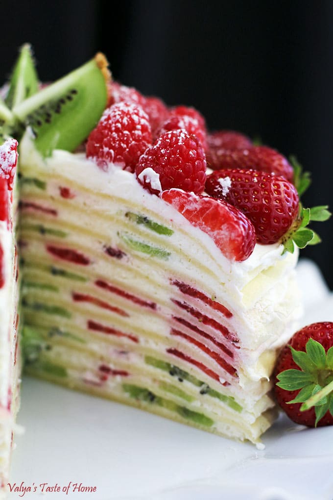 Fruit Crepe Cake Recipe