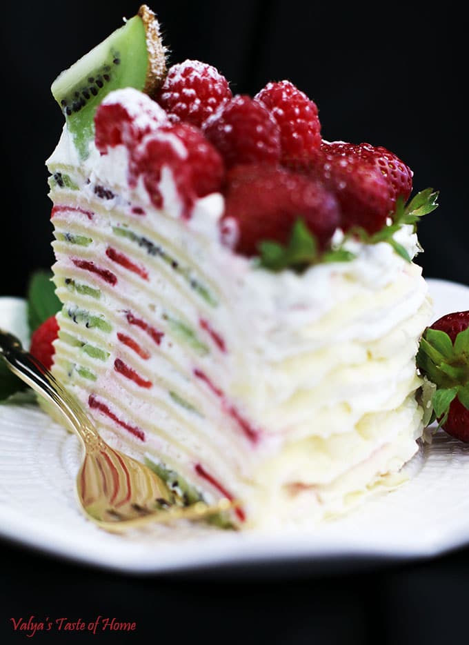 Fruit Crepe Cake Recipe