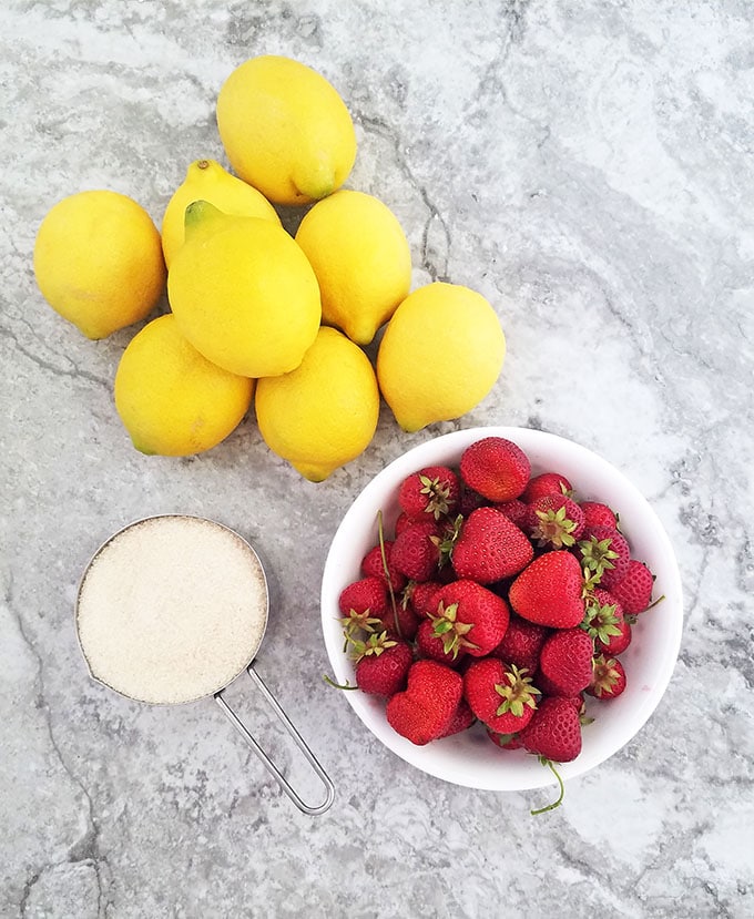 Natural Strawberry Lemonade Recipe