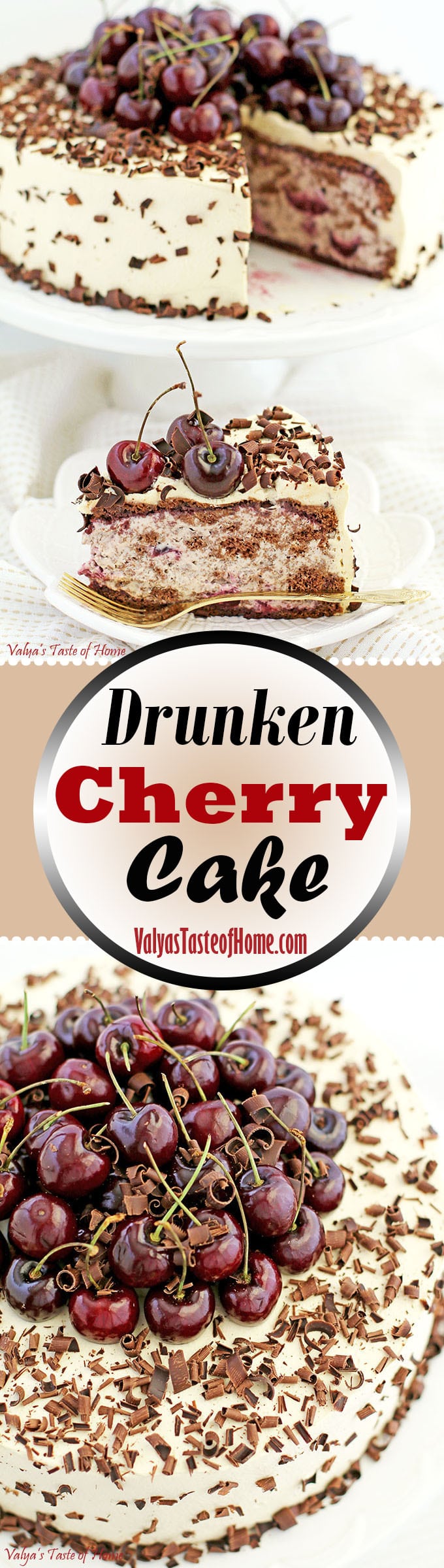 Drunken Cherry Cake Recipe