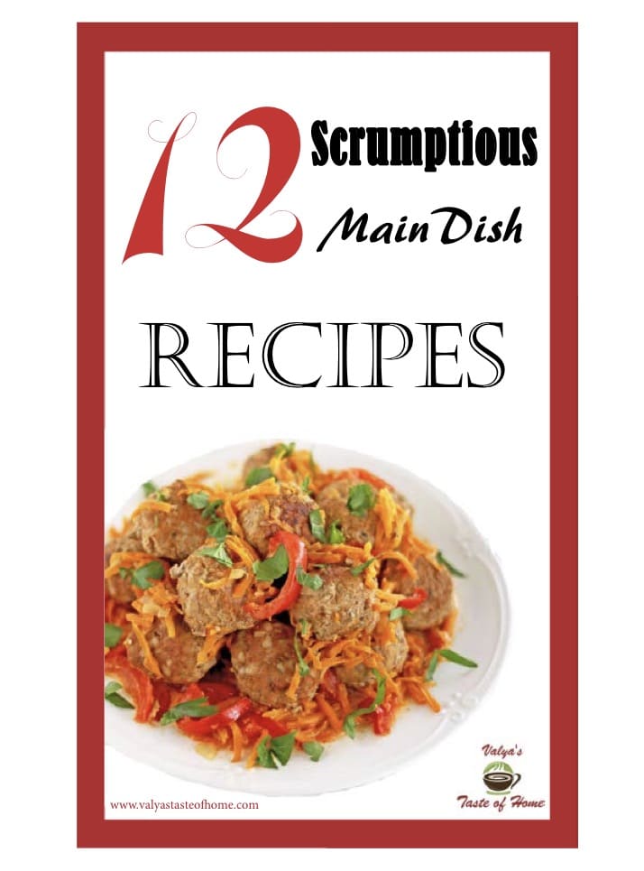 12 Scrumptious Main Dish Recipe eBook