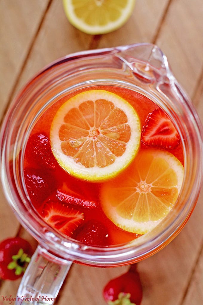 Natural Strawberry Lemonade Recipe
