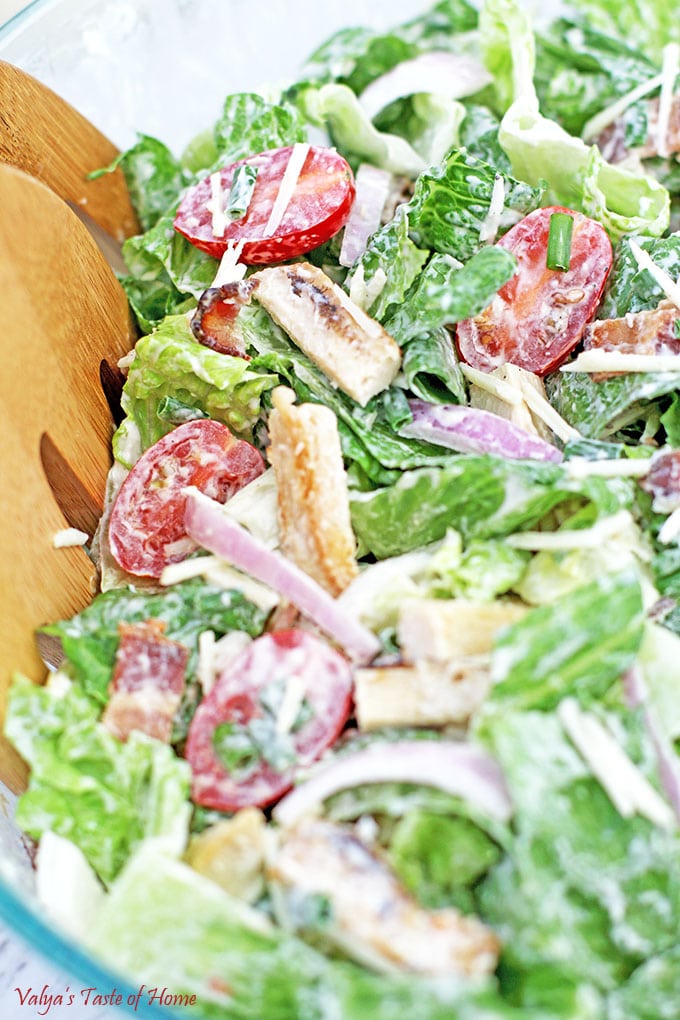 Mom's Best BLT Caesar Salad Recipe