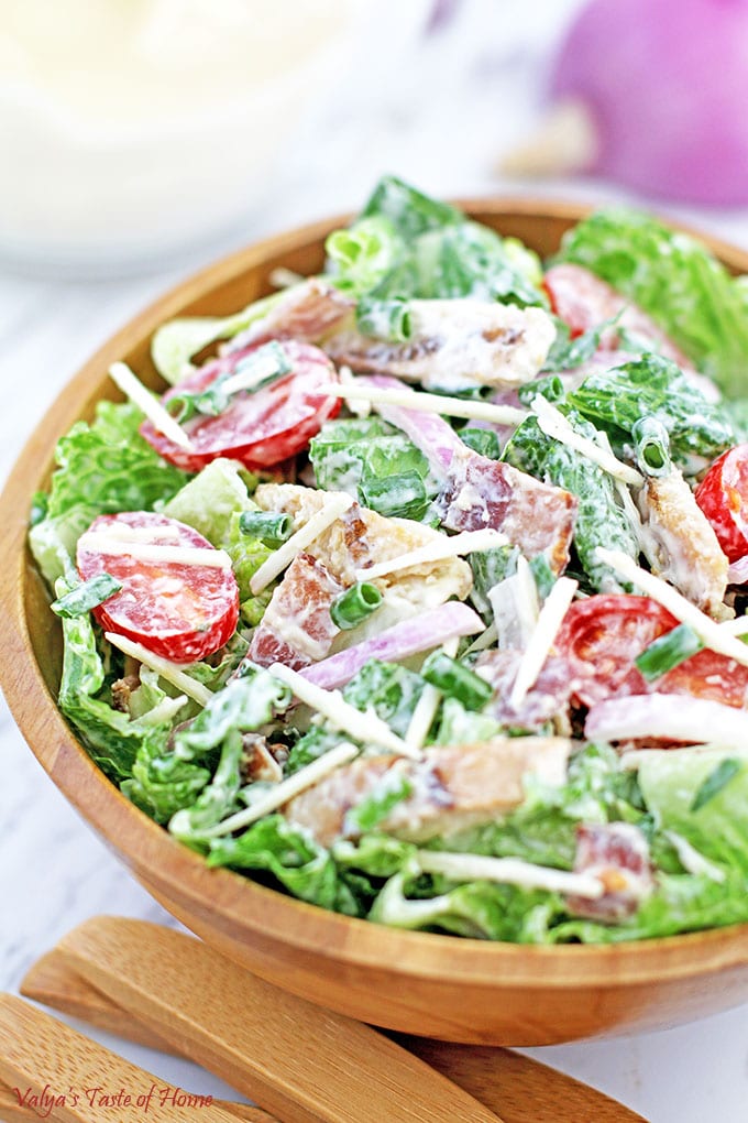 Mom's Best BLT Caesar Salad Recipe