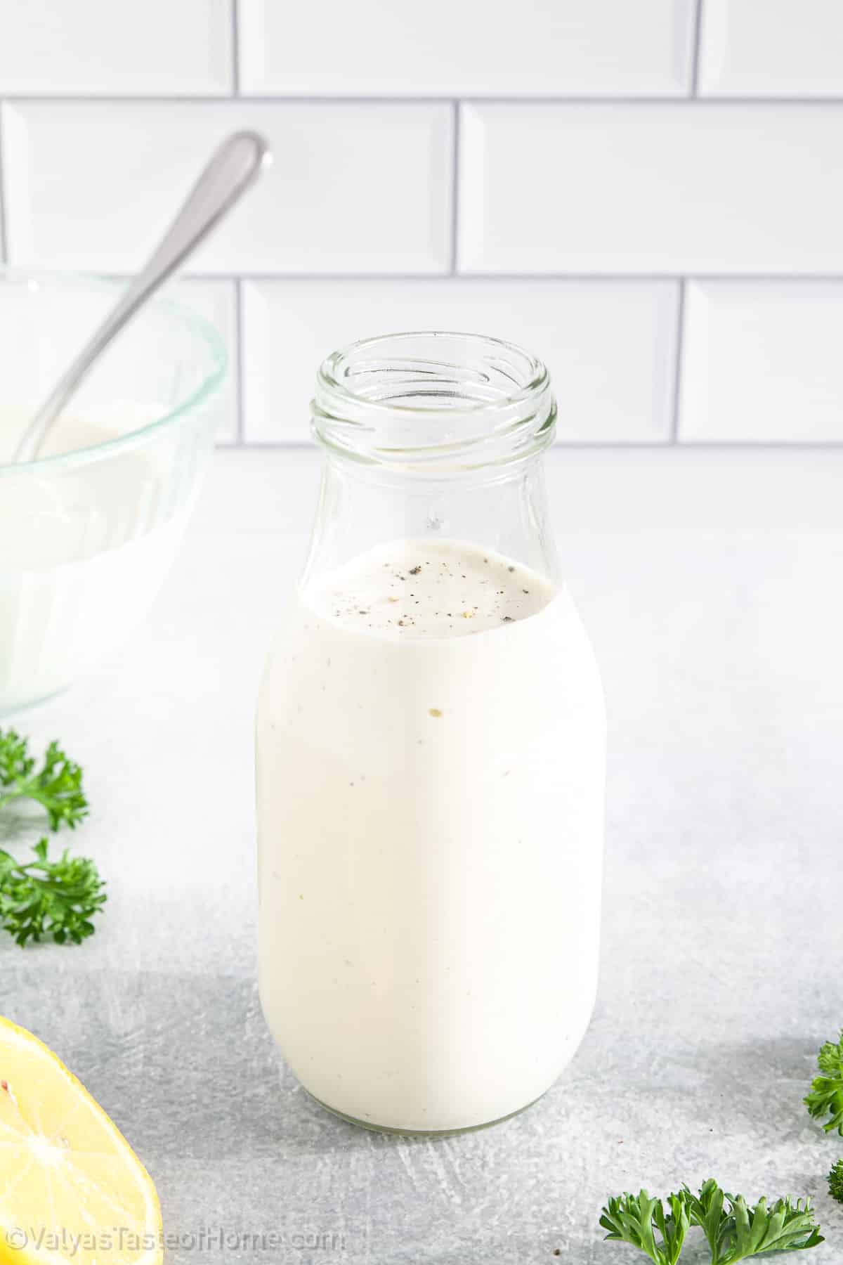 This Caesar Salad Dressing Recipe is going to give you the classic flavors with pantry staple ingredients for the most delicious and easy dressing recipe ever!