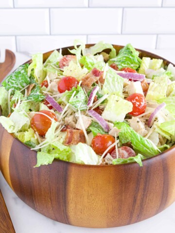 There's nothing like finding the perfect Caesar Salad Recipe and getting that authentic flavor of this mega-popular salad at home! And that's exactly what this recipe will give you.