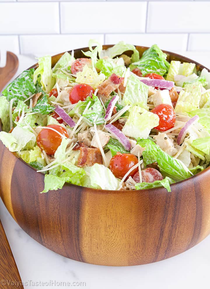 There's nothing like finding the perfect Caesar Salad Recipe and getting that authentic flavor of this mega-popular salad at home! And that's exactly what this recipe will give you.