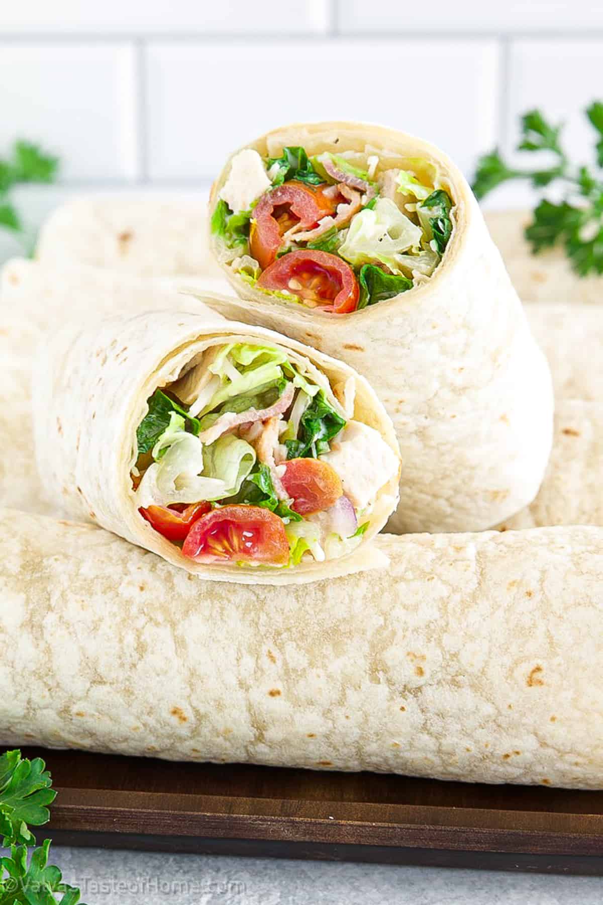 Caesar salad wraps are a delicious and easy way to enjoy the classic flavors of Caesar salad in a convenient handheld form.