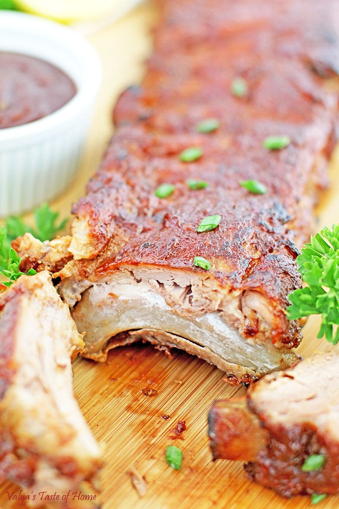 Tender and Juicy Sweet BBQ Baby Back Ribs