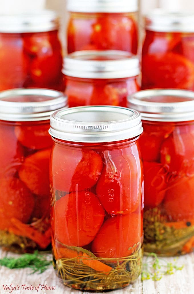 Canned Tomatoes Recipe - Valya's Taste of Home